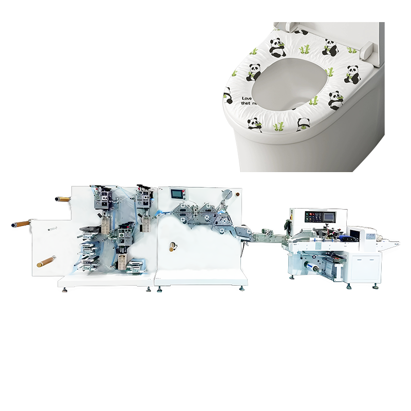 高速马桶套连包装机