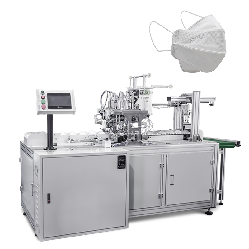 四折鱼形口罩耳带点焊机