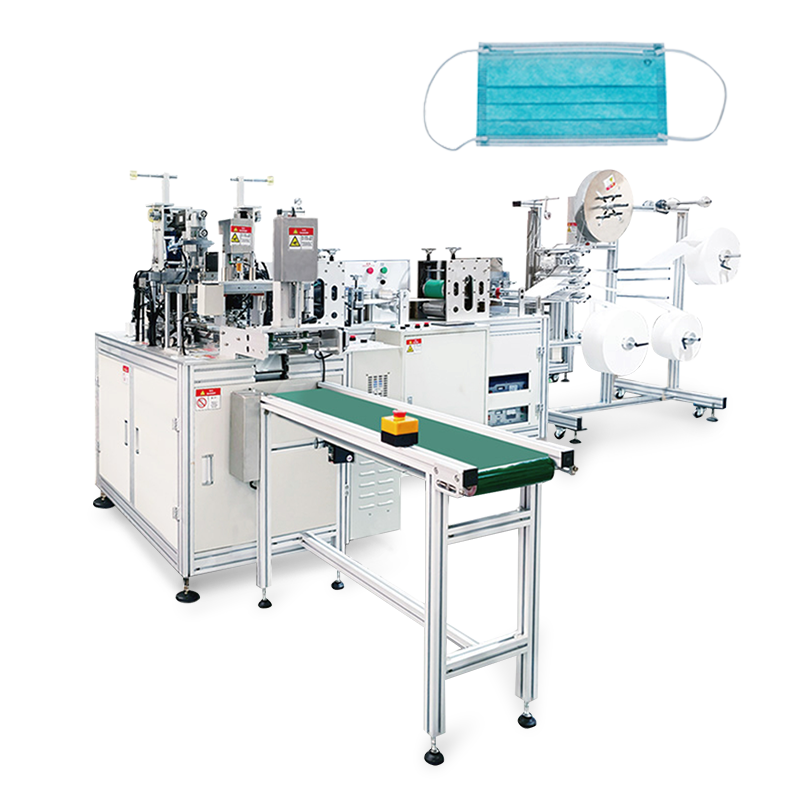 平面一拖一外耳带口罩机