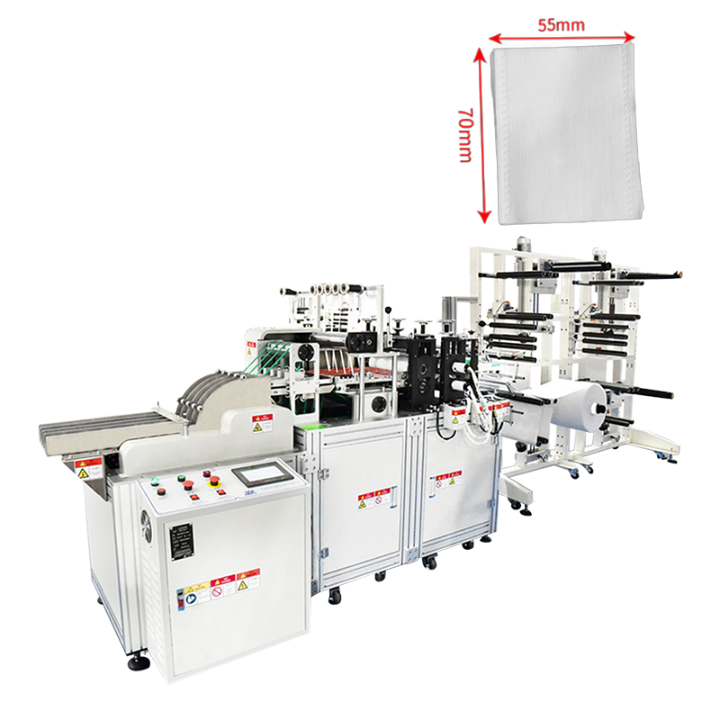 全自动方片化妆棉机