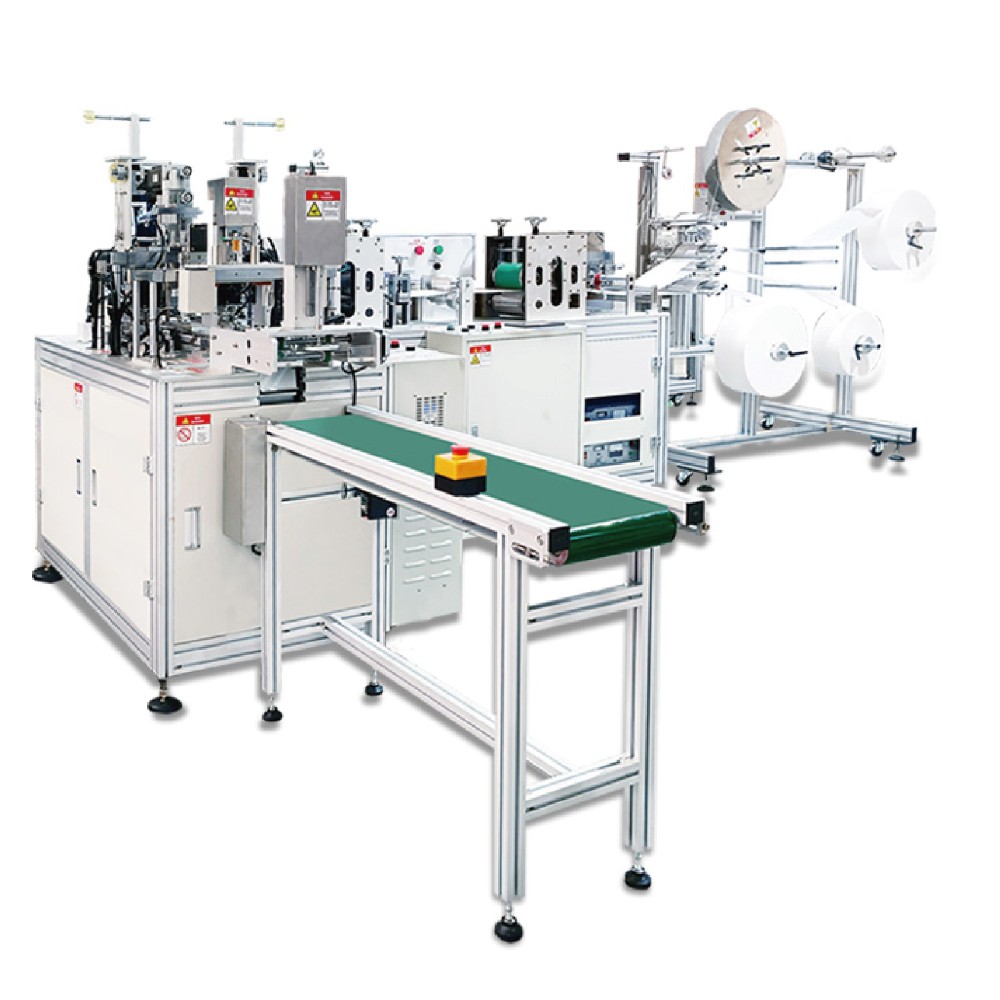 Automatic 1+1 Outer Ear-loop Face Mask Machine HBC-MSK001